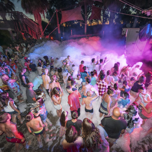 Camping Californie Plage - Les activités et animations - Soirée mousse