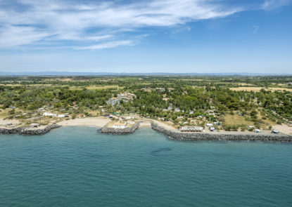 Camping Californie Plage - Le domaine - Vue aérienne du camping et des plages