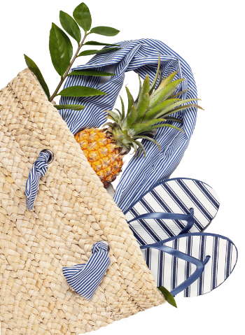 Camping Californie Plage - Sac de plage avec accesoires