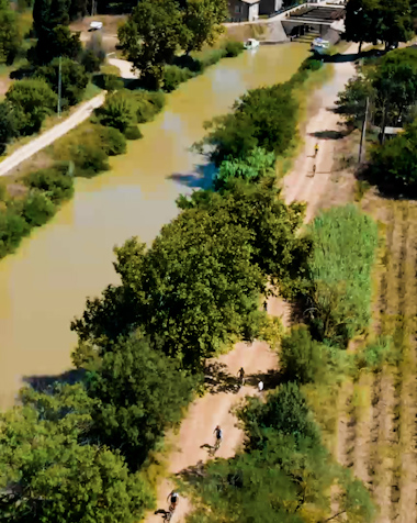 Camping Californie Plage - Vidéo - Balade en vélo dans le Languedoc Roussillon