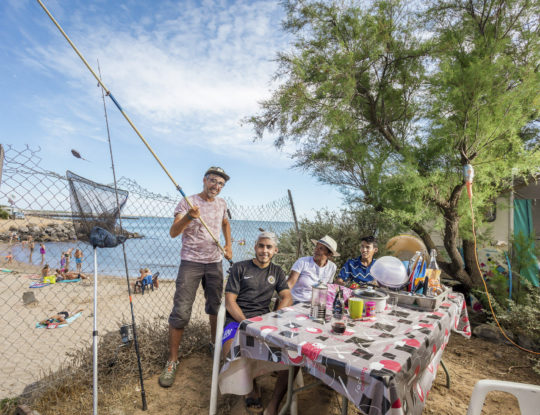 Camping Californie Plage - Hébergements - Emplacement vue mer