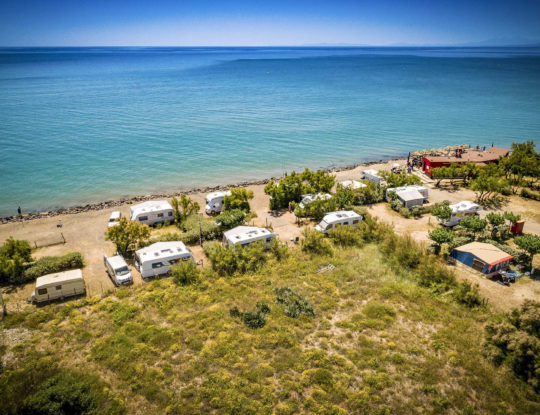 Camping Californie Plage - Hébergements - Emplacement vue mer - 
