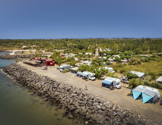 Camping Californie Plage - Hébergements - Emplacement vue mer