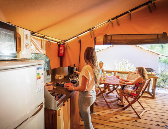 Camping Californie Plage - Hébergements - Lodge Walibou 5 personnes Confort - 