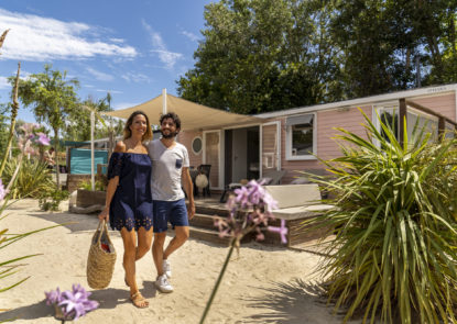 Camping Californie Plage - Démarches pour l\'environnement - Espace aménagées végétalisé 