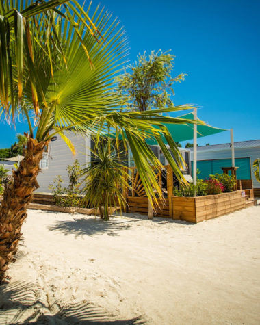 Camping Californie Plage - Hébergement dans des allées végétalisées