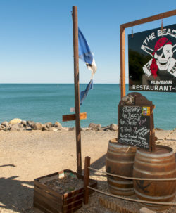 Camping Californie Plage - La plage - Bar \"Le Beach\" en bord de mer