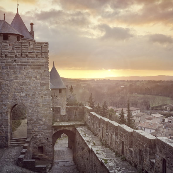 Camping Californie Plage - The region - view of the Cité of Carcassonne