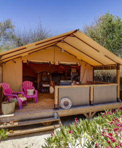 Camping Californie Plage - Galerie photo - Hébergement Lodge grand confort