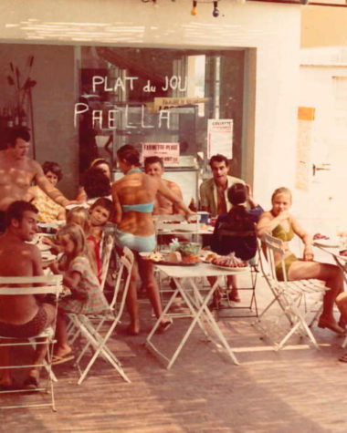 Camping Californie Plage - Les commerces dans les années 80